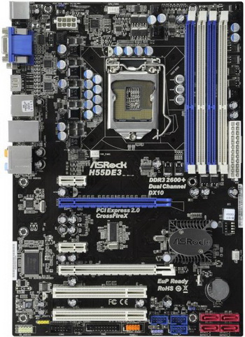 asrock H55M pro, H55M and H55DE3